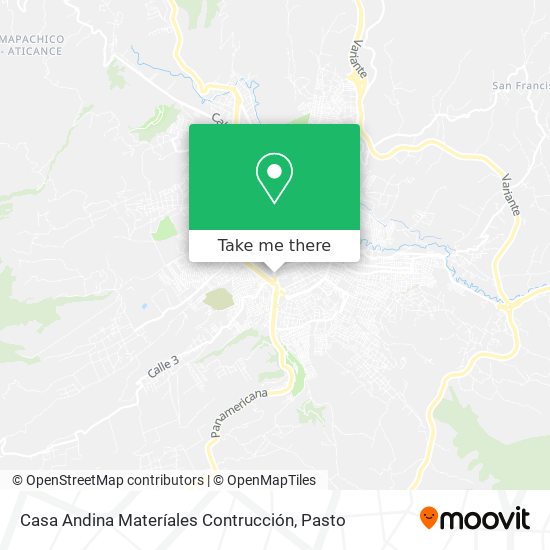 Casa Andina Materíales Contrucción map