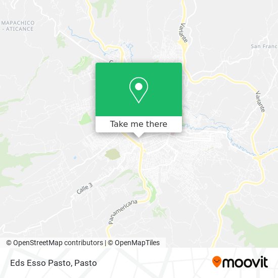 Mapa de Eds Esso Pasto