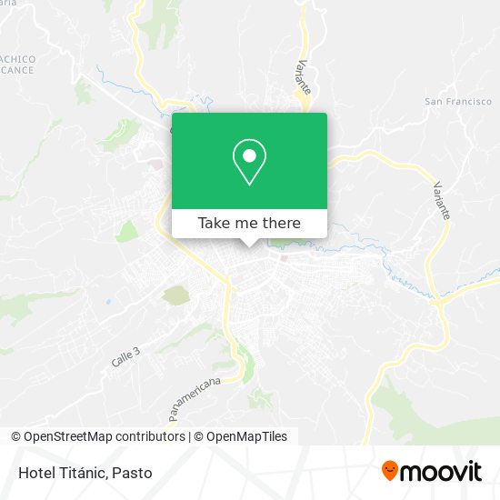 Mapa de Hotel Titánic