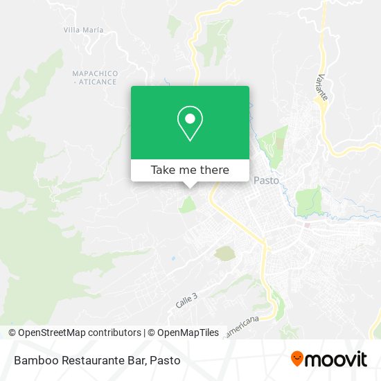 Bamboo Restaurante Bar map