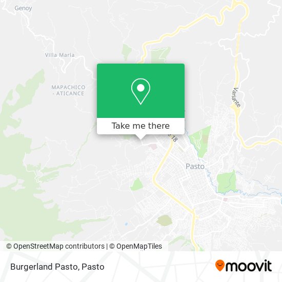 Mapa de Burgerland Pasto
