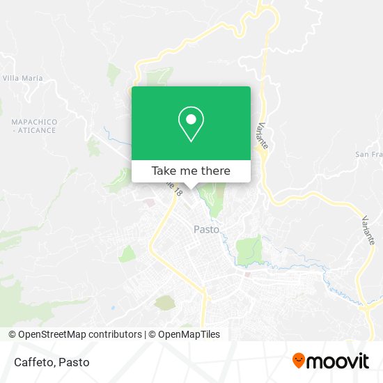 Caffeto map