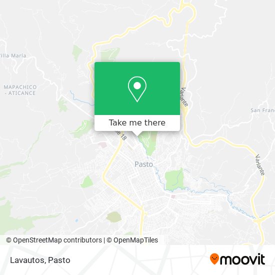 Lavautos map