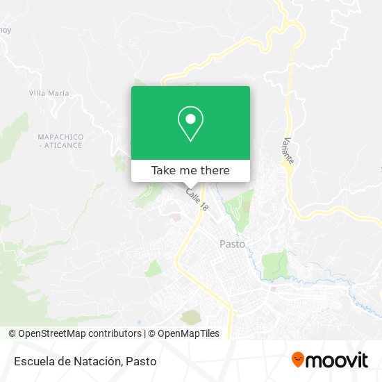 Escuela de Natación map