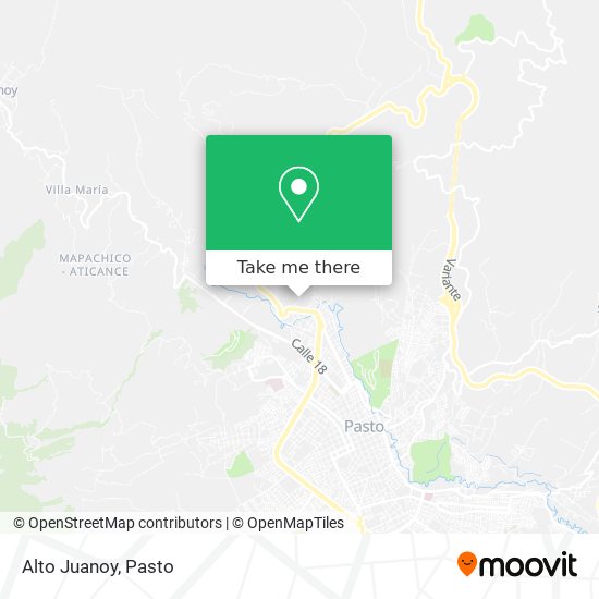 Mapa de Alto Juanoy
