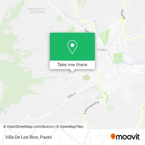 Villa De Los Rios map