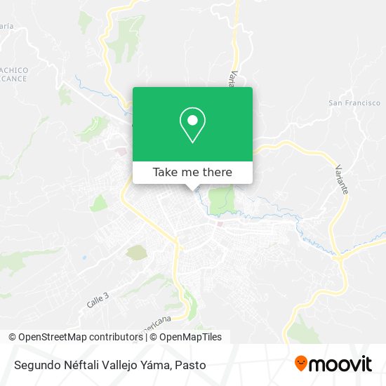 Segundo Néftali Vallejo Yáma map