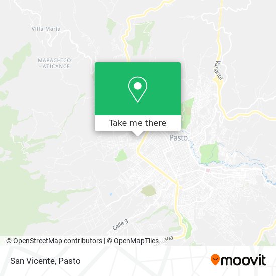 San Vicente map