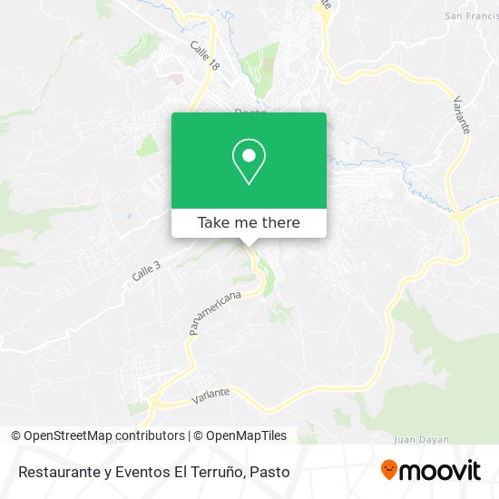 Restaurante y Eventos El Terruño map
