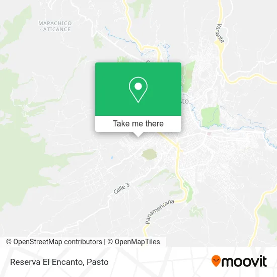 Reserva El Encanto map