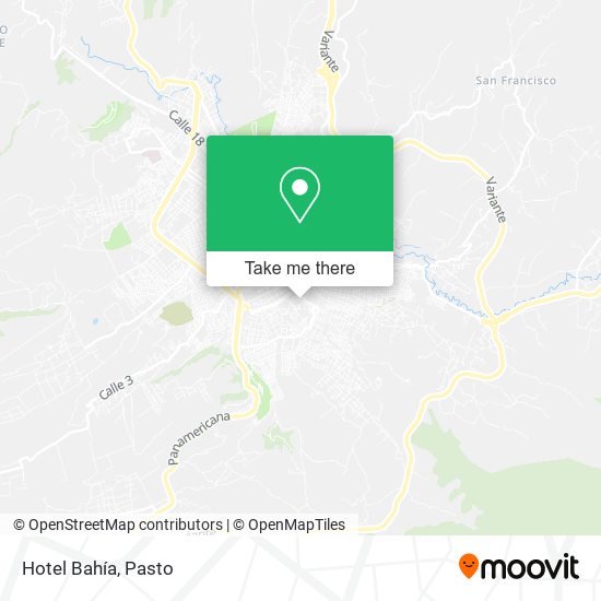 Hotel Bahía map