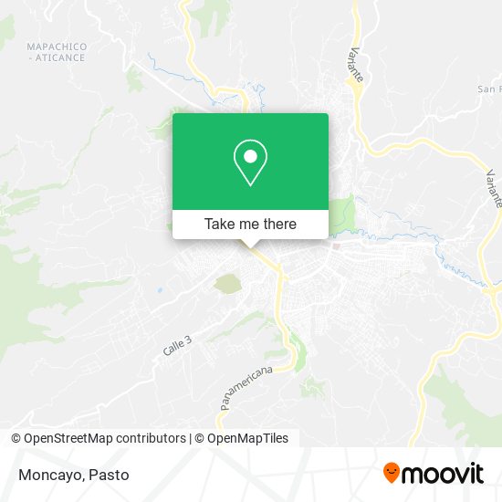 Mapa de Moncayo