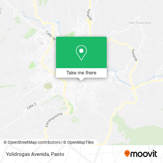 Yolidrogas Avenida map