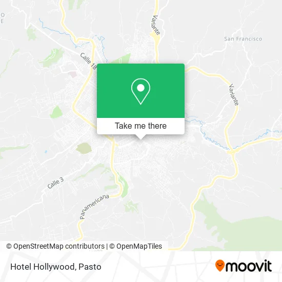 Hotel Hollywood map