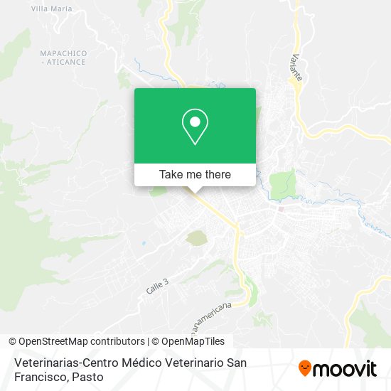 Veterinarias-Centro Médico Veterinario San Francisco map