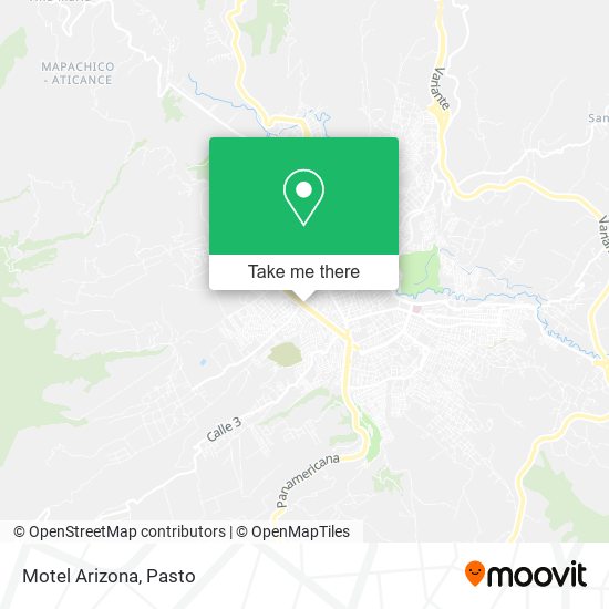Motel Arizona map