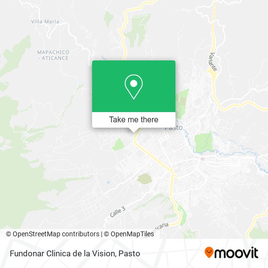 Mapa de Fundonar Clinica de la Vision