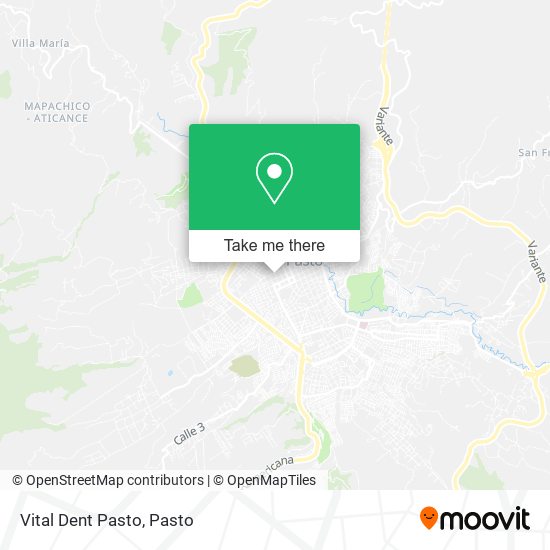 Mapa de Vital Dent Pasto