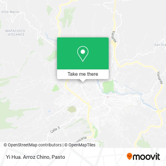 Yi Hua. Arroz Chino map