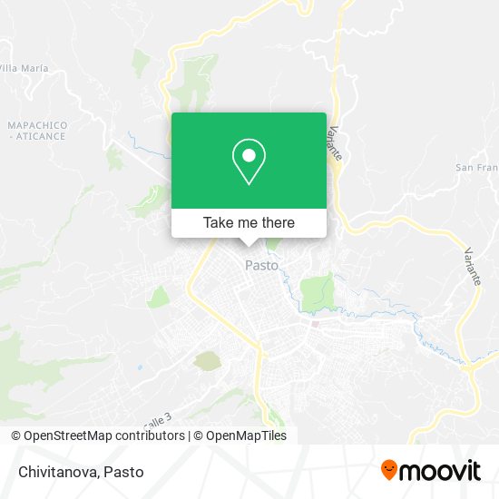 Mapa de Chivitanova
