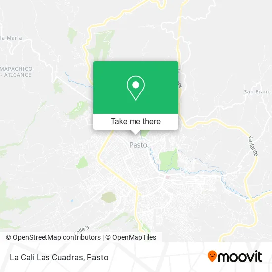 Mapa de La Cali Las Cuadras