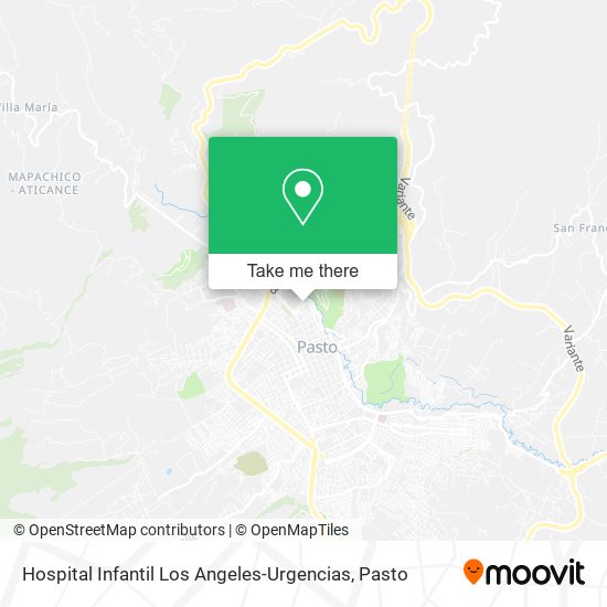 Hospital Infantil Los Angeles-Urgencias map