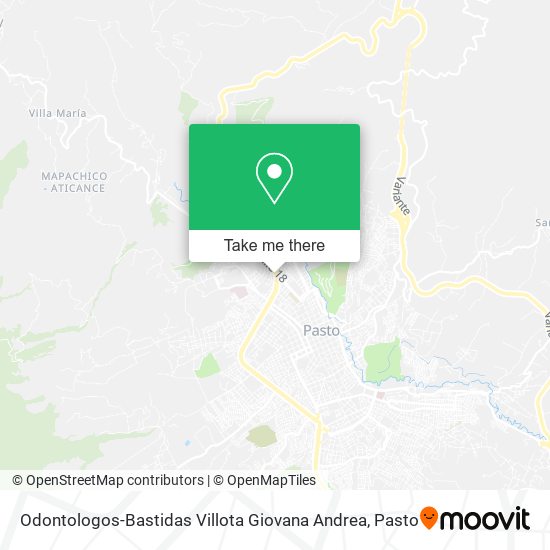 Odontologos-Bastidas Villota Giovana Andrea map