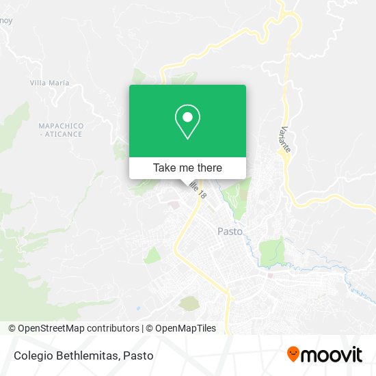 Mapa de Colegio Bethlemitas