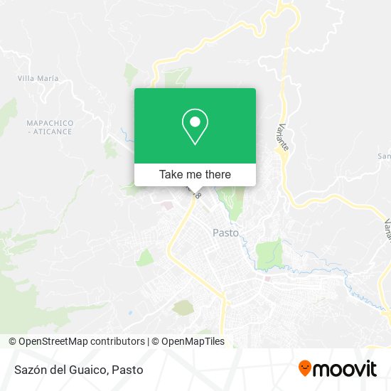 Sazón del Guaico map