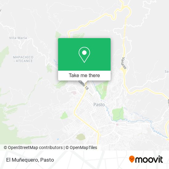 Mapa de El Muñequero