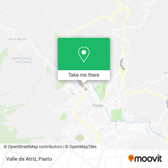 Valle de Atriz map