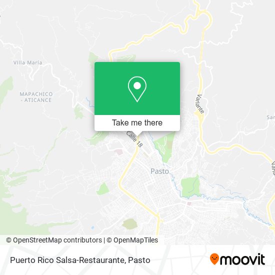 Puerto Rico Salsa-Restaurante map