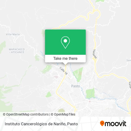 Instituto Cancerológico de Nariño map