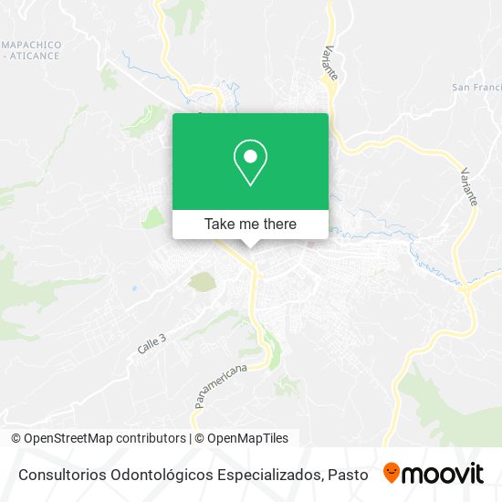 Consultorios Odontológicos Especializados map