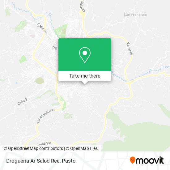 Mapa de Droguería Ar Salud Rea