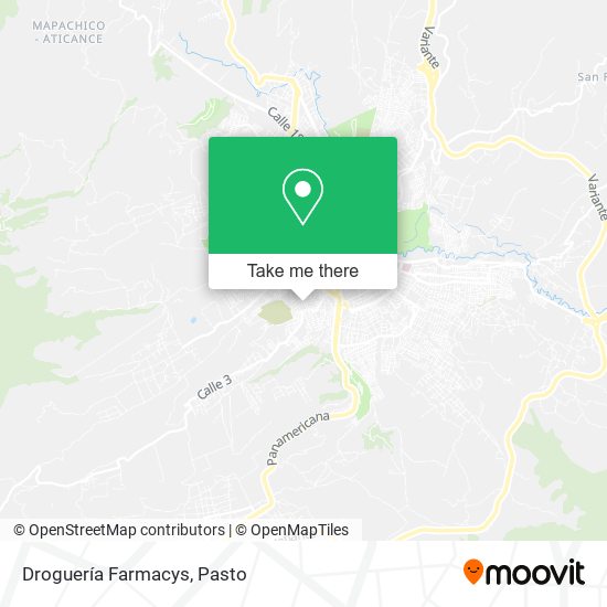 Mapa de Droguería Farmacys