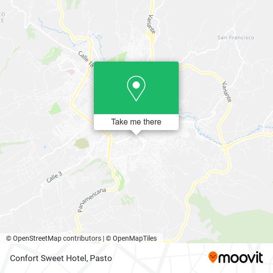 Mapa de Confort Sweet Hotel