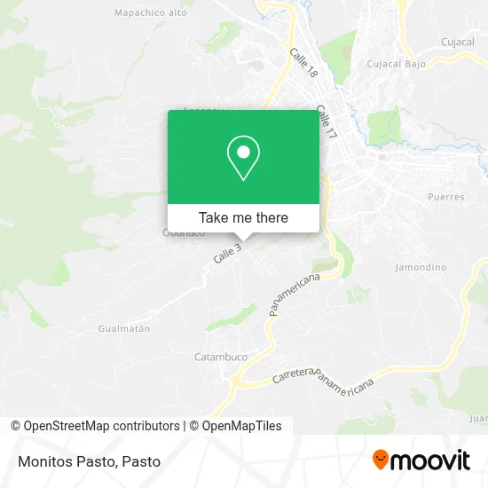 Monitos Pasto map