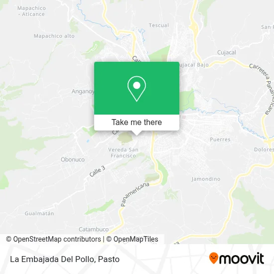 La Embajada Del Pollo map