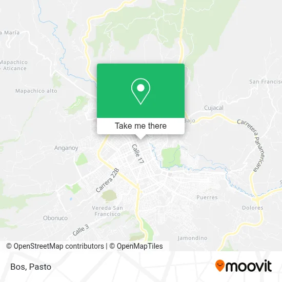 Bos map