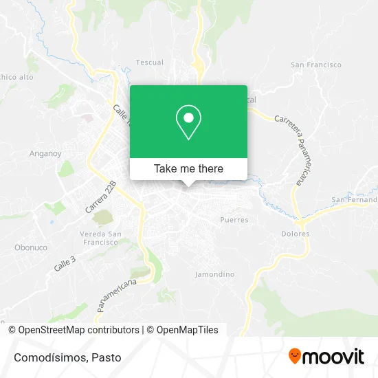 Comodísimos map