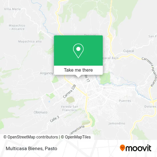 Multicasa Bienes map