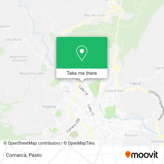 Comarca map