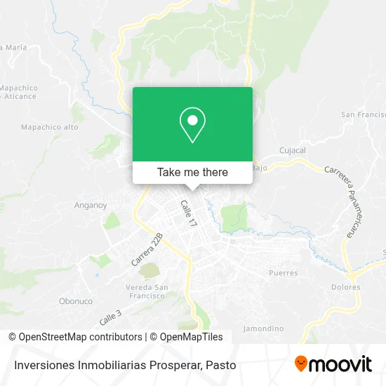 Inversiones Inmobiliarias Prosperar map