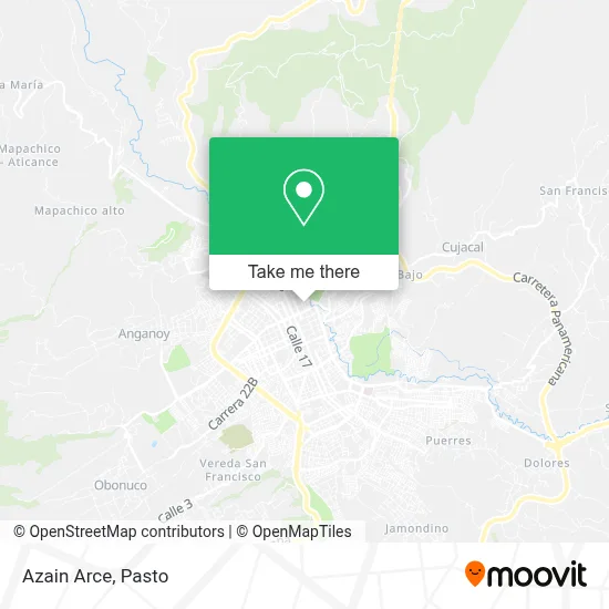 Azain Arce map