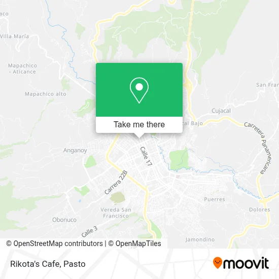 Rikota's Cafe map
