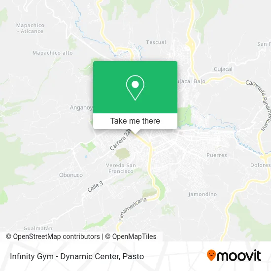 Infinity Gym - Dynamic Center map