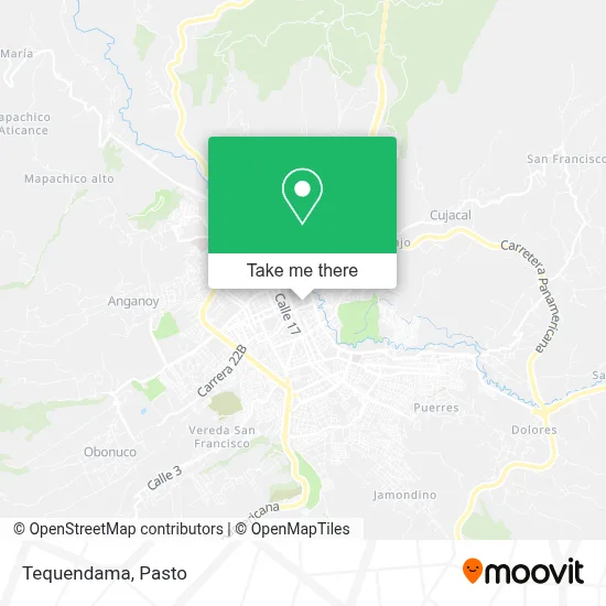 Tequendama map