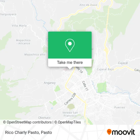 Rico Charly Pasto map
