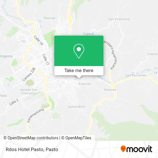 Rdos Hotel Pasto map